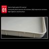 A/c Plastic Condensate Drain Pan, Universal Outdoor Ac Unit Condense Water Collector Drip Tray HVAC Drain Pan, Air Conditioning Outdoor Unit Drip Tray with Drain Pipe view 3