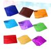 ibasenice 100pcs a Pack 900pcs Aluminum Foil Paper Gold Foil Paper for Chocolate Wrapping Tea Party Supplies view 4