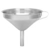 Kitchen Funnel,Metal Cooking Funnel Strainer Filter,Stainless Steel Kitchen Wide Mouth Oil Funnel with Strainer Filter for Transferring Liquid Dry Ingredients view 1