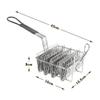 SOTECH Tortilla Fry Basket Kitchen Fried Cooking Taco Shell Mold For Frying For Deep Fat Fryer Basket Square Stainless Steel (4 Shells) view 3