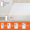 6 inch Full Size Mattress, Gel Memory Foam Full Mattress for a Cool Sleep & Pressure Relief, Medium Firm Mattress Pad Full Size Mattresses, Bed in a Box, CertiPUR-US Certified & White (6 Inch, Full) view 3