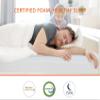 BIQWBIC 6 inch Queen Mattresses, Gel Memory Foam Mattress for a Cool Sleep & Pressure Relief, Medium Firm Pad Size Bed in Box, CertiPUR-US Certified White (6 Inch, Queen) view 4