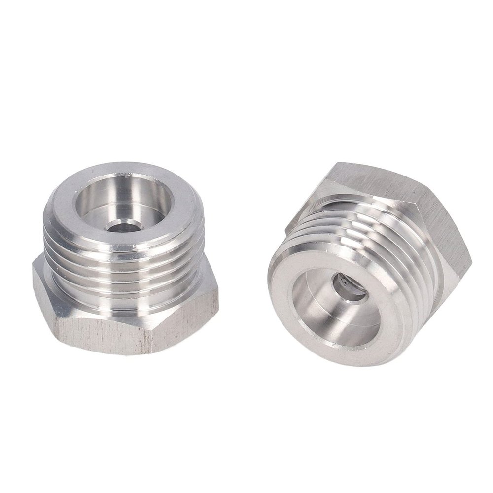 2pcs Beer Barrel Adapter,Stainless Steel Beer Faucet Adapter,Ball Lock Keg Fittings, Distributor Connector Male Thread G5/8 Female Thread 1/4mfl Keg To Homebrew
