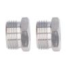 2pcs Beer Barrel Adapter,Stainless Steel Beer Faucet Adapter,Ball Lock Keg Fittings, Distributor Connector Male Thread G5/8 Female Thread 1/4mfl Keg To Homebrew view 4