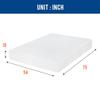10 inch Full Size Mattress, Gel Memory Foam Full Mattress for a Cool Sleep & Pressure Relief, Medium Firm Mattress Pad Full Size Mattresses, Bed in a Box, CertiPUR-US Certified & White (10 Inch, Full) view 2