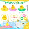 DEEKIN 24 Pcs Summer Beach Rubber Ducks 2 Inch Large Hawaii Rubber Duckies Swimming Pool for Birthday Party Gifts Bath Decoration, Summer Beach and Pool Activity view 2