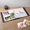 HenPisen Large Photo Album Self Adhesive Scrapbook Album for 46 57 810 Pictures DIY Magnetic Linen Cover Album 60 Pages for Family Wedding Gifts with Metal Pen and Plastic Board view 3
