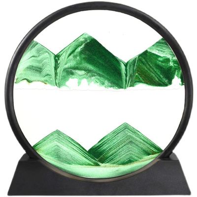 FEMUN,Hourglass,Sand Art Liquid Motion,Sand Timer,Moving Sand Art,Quicksand Decor,Sand Clock,Glass Hourglass-Can be Used in Living Room, Bedroom, Kitchen, Study, Reading Room, Classroom.