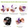 Disposable K Cup Coffee Filters with Lid for Keurig Single Serve Brewers 1.0 & 2.0, Universal Fit for All Reusable K Cup Filter Pods (200) view 3