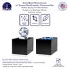 6 Pack 14 Inch Black Acrylic Display Box with One Open Side One Piece No LidsVersatile Square Merchandise Storage Bin or Retail Product Riser by Marketing Holders view 4