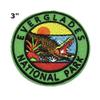 Everglades National Park Patch 3" Embroidered DIY Iron-on/Sew-on Decorative Embroidery Applique Clothing Vest Jacket Premium Stitching Nature Trails Wild Animals Forest Trees Alligators Souvenir Badge view 2