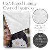 Ships Next Day, Custom Blanket with Picture - Printed in USA, Personalized Photo Blanket (Fleece - 30x40) view 2