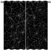 ONINUO Scary Spider Web Blackout Curtains for Girls Boy Home Decor, Halloween Horror Gothic Grommet Thermal Insulated Drapes Darkening Window Curtain for Bedroom Living Room, 63 x 63 Inch view 1
