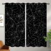 ONINUO Scary Spider Web Blackout Curtains for Girls Boy Home Decor, Halloween Horror Gothic Grommet Thermal Insulated Drapes Darkening Window Curtain for Bedroom Living Room, 63 x 63 Inch view 2