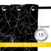 ONINUO Scary Spider Web Blackout Curtains for Girls Boy Home Decor, Halloween Horror Gothic Grommet Thermal Insulated Drapes Darkening Window Curtain for Bedroom Living Room, 63 x 63 Inch view 4