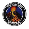Hawaii Volcanoes National Park Patch 3.5" Embroidered DIY Iron-on/Sew-on Decorative Embroidery Applique Clothing Vest Jacket Premium Stitching Nature Big Island Klauea and Mauna Loa Souvenir Badge view 1