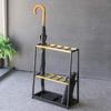 FSunKoFu Umbrella Storage Umbrella Stand Umbrella Holder Rack Metal 2-Tiers Long/Short Umbrellas Indoor Umbrella Holder with Drip Tray for Home Hallway Entryway Umbrella Rackuseful view 3