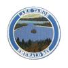 Lake Tahoe Emerald Bay Patch Embroidered DIY Iron-on/Sew-on Decorative Embroidery Applique Clothing Vest Jacket Premium Stitching Nature Wild Animals Forest Trees Hiking Trail Water Souvenir Badge view 1