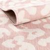 Rugs.com - Outdoor Safari Rug 7' 10 x 11' Pink Ivory Indoor/Outdoor Rug Washable Animal Print for Patios, Decks, and Porches view 4