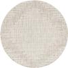 Rugs.com - Outdoor Modern Rug 3 Ft Round Gray Indoor/Outdoor Rug Washable & Stain-Resistant, Perfect for Patios, Decks, and Porches view 2