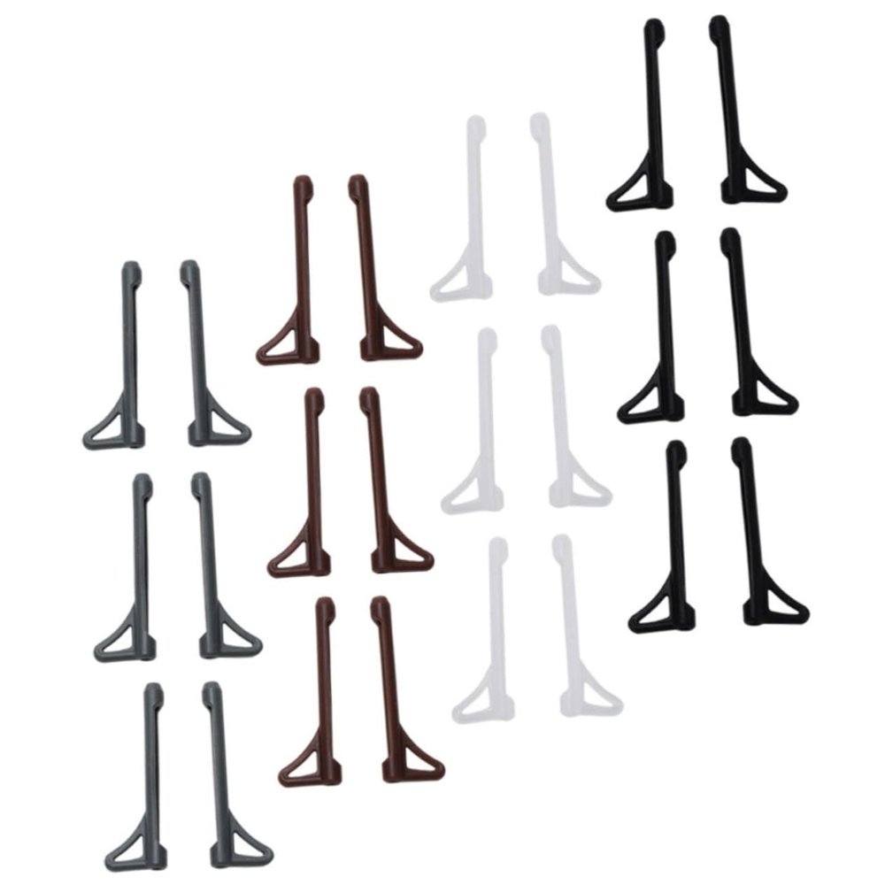 Baluue 12pairs Silicone Eyeglasses Temple Tips and - Cover for Glasses Comfortable Fit Easy Installation