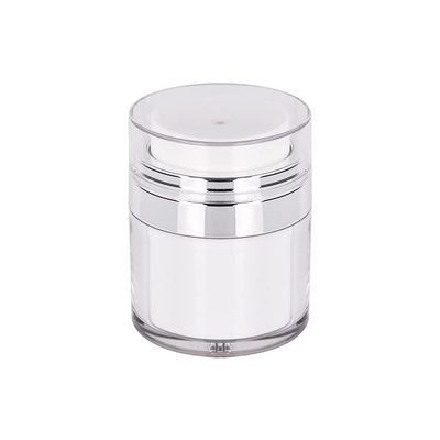 LYYHMAY Premium Cream Jar Vacuum Bottle Dispenser, Airless Pump Jar, Vacuum Moisturizer Jar, Lotion Dispenser with Pump, Travel Containers for Lotions and Creams Leak Proof (1, 15ML)