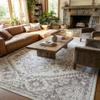 Rugs.com - Oxford Rug 10' x 13' Cream Easy-Clean Rug Ideal for Large Living Rooms, Dining Rooms, and Open Floorplans view 3