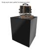 2 Pack 14" Acrylic Display Riser Box with One Open Side No Lid Versatile Glossy Black Square Retail Merchandise Storage Bin or Product Platform by Marketing Holders view 4