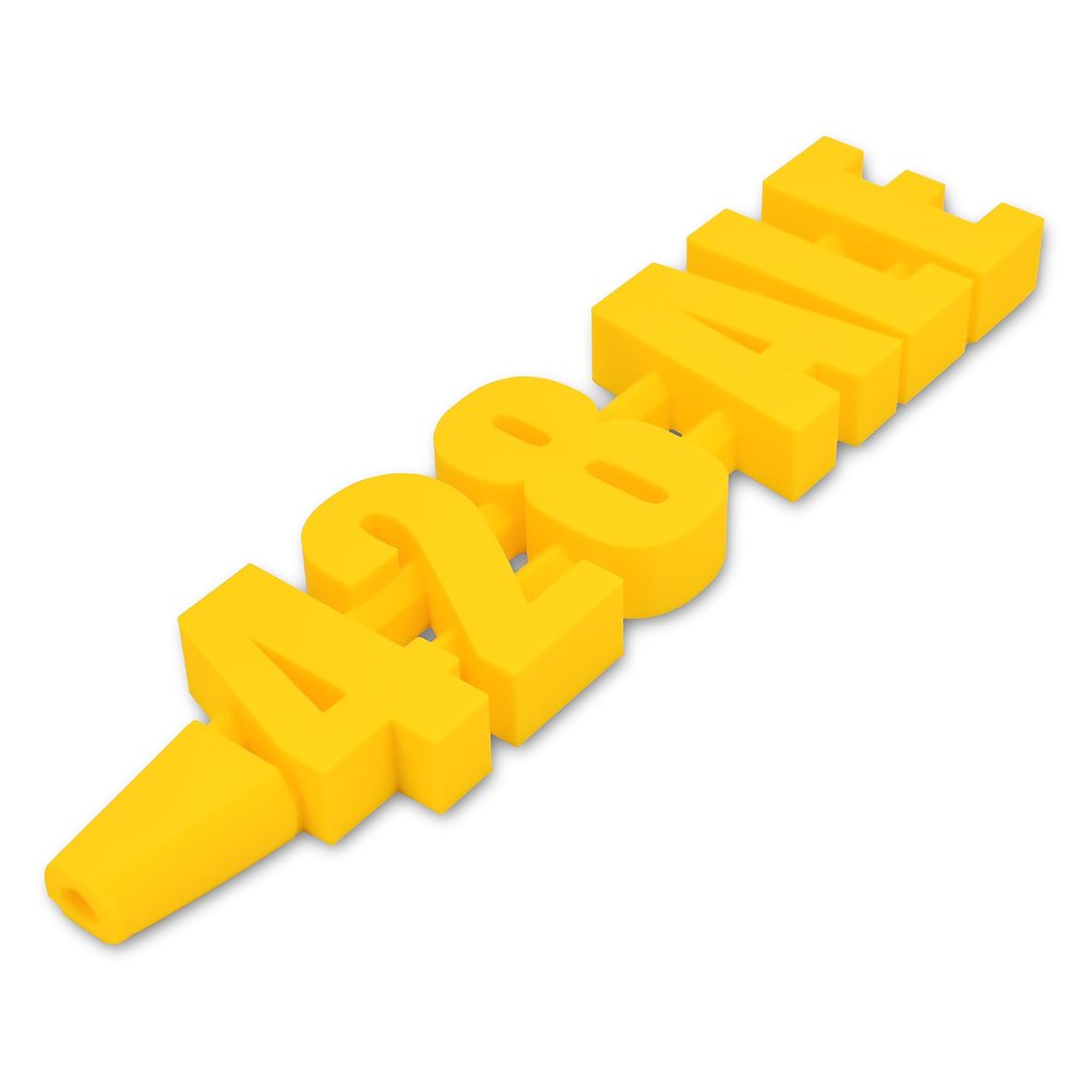 Custom Beer Tap Handle, Personalized Keg Handle for Kegerator and Craft Beers, Suitable for Home Brew, Bars, Kegs and Drafts - Yellow