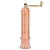 Alexander Home The Original Greek Pepper Mill 10 Inch Tall | European Pepper Mill Grinder with Crank Handle | Manual Pepper Grinder | Peppercorns Refillable - Copper view 1