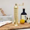 Alexander Home Original Greek Pepper Mill, 9-Inch Brass  European Manual Pepper Grinder, Refillable, with Polishing Cloth view 2