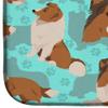 Caroline's Treasures MLM1035DDM Sheltie Dish Drying Mat Absorbent Dish Drying Mat Pad for Kitchen Counter Dish Drainer Mat for Countertop, 14 x 21", Multicolor view 4