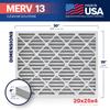 BNX TruFilter 20x25x4 (19.5 x 24.5 x 3.63 Slim Fit) MERV 13 Air Filter (2-Pack) - MADE IN USA - Air Conditioner HVAC AC Furnace Filters Health, Allergies, Mold, Bacteria, Smoke, MPR 1900 FPR 10 view 2