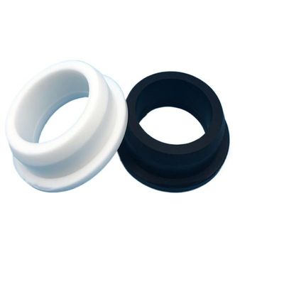 GatherTOOL 10PCS Silicone Rubber Wire Grommet Round Hollow Plugs with Hole 3mm 3.5mm 4mm 4.5mm 5mm Silicon End Caps Rubber O-Rings Gasket (Color : White, Size : A 13mm(0.51 inch))