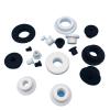 GatherTOOL 10PCS Silicone Rubber Wire Grommet Round Hollow Plugs with Hole 3mm 3.5mm 4mm 4.5mm 5mm Silicon End Caps Rubber O-Rings Gasket (Color : White, Size : A 13mm(0.51 inch)) view 2