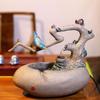 Indoor Tabletop Waterfall Fountain Tabletop Fountain Office Lucky Flowing Water Desk Fountain Interior Living Room Decor Desktop Waterfall Fountain Alpine Flowing Water Table Fountain Meditation Fount view 4