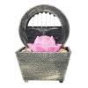 HIHELO Indoor Tabletop Waterfall Fountain Desktop Fountain Office Desk Small Water Fountain Indoor Meditation Ancient Zen Tabletop Waterfall Fountains Meditation Fountain view 1