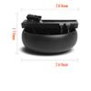 HIHELO Indoor Tabletop Waterfall Fountain Tabletop Fountain Flowing Water Decoration Landscape Desktop Fountain Wheel Small Fish Tank Circulating Water Device Meditation Fountain (Size : L) view 2