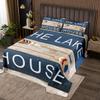 3 Piece Rustic Farmhouse Quilt Bedding Set Women Aldult Lightweight Bedding Lake House Bedspread Set Lake Life Bedspread Coverlet Soft Microfiber Home Quilt Set for King Bed All Season view 2