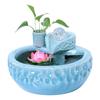 HIHELO Indoor Tabletop Waterfall Fountain Indoor Water Fountain with Turn Beads Waterfall Tabletop Fountain Soothing Sound for Office and Home Dcor Meditation Fountain view 1