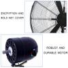 Scpantkend Wall Fan Cooling Wall-Mounted Fan-, Quiet and Low Noise, Suitable for Industrial, Commercial, Residential and Store use, 3 speeds, Three view 3