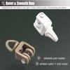 Room Divider Ceiling Track System Shower Curtain Flexible Curtain Rod Track, Ceiling / Wall Mount Curtain Rail System, Cuttable Bathroom Curtain Rails - 100cm to 800cm Long, Easy to Install ( Color : view 4