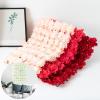 clinmday 40x60cm Artificial Flower Wall,Modern Realistic Vivid Non-Fading,Three-Dimensional Background Wall Decoration,Background Wall Decoration Wedding Supplies Red view 4