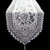 13 x 108 Inch Crochet Lace Table Runners for Weddings (White) view 1