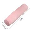 1 MIDDLE ONE Body Pillow, Bolster Pillow with Removable Velour Cover, Long Round Roll Cylinder Pillow for Bed, 35" x 7.87", Pink view 3