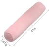 1 MIDDLE ONE Body Pillow for Adults, Bolster Pillow with Removable Velour Cover, Long Round Roll Cylinder Pillow for Bed, 47" x 7.87", Pink view 3