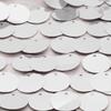 14 x 108 inch Large Payette Sequin Table Runners (White) view 2