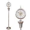 JTYX Vintage Creative Standing Clock with with Large Numerals, Silent Non-Ticking Quartz Clock Vertical Grandfather Clocks - Large Villa Floor Clock view 1
