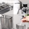 Gray Translucent Bathroom Accessories Set,Resin Bathroom 5-Piece Set Tray Soap Dish Soap Dispenser Storage Box Cup,Light Luxury Home Decoration view 3