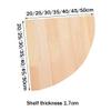 Corner Floating Shelves Solid Wood Triangle Shelf Corner Shelf, for Kitchen, Bedroom, Living Room Wall Decoration Display Rack/Floating Shelf (Size : 50x50x1.7cm) view 3